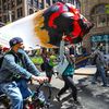 "The Fight Isn't Over!" Legal Weed Activists Parade Giant Joint Around NYC